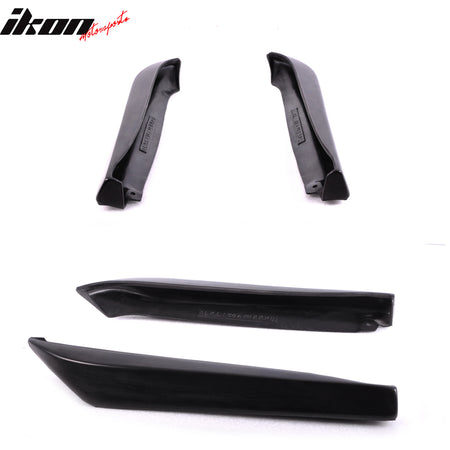 Rear Bumper Lip Compatible With 2006-2013 LEXUS IS250 & IS350, PU Black Rear Lip Spoiler Splitter by IKON MOTORSPORTS, 2007 2008 2009 2010 2011 2012