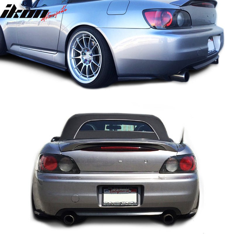 12.5"x2.5" GT Style Universal 2PC Rear Bumper Lip Corner Aprons Side Splitter PU