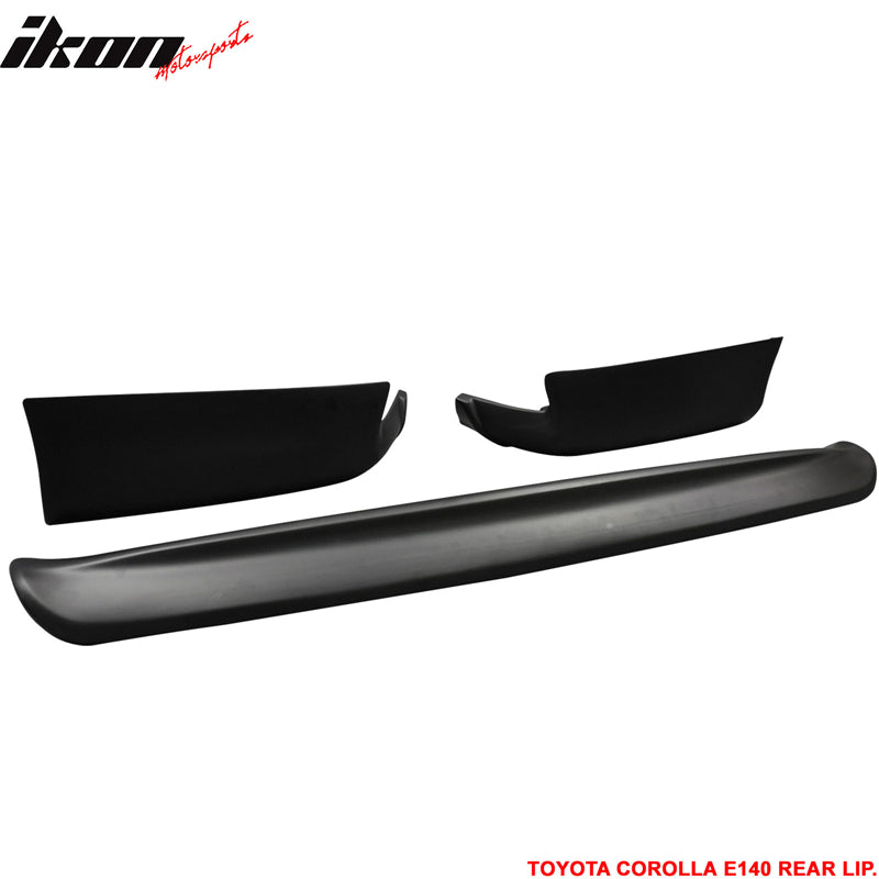 Fits 11-13 E140 Corolla S 10 & 10.5 Gen Conversion Rear Bumper Lip Sport PP