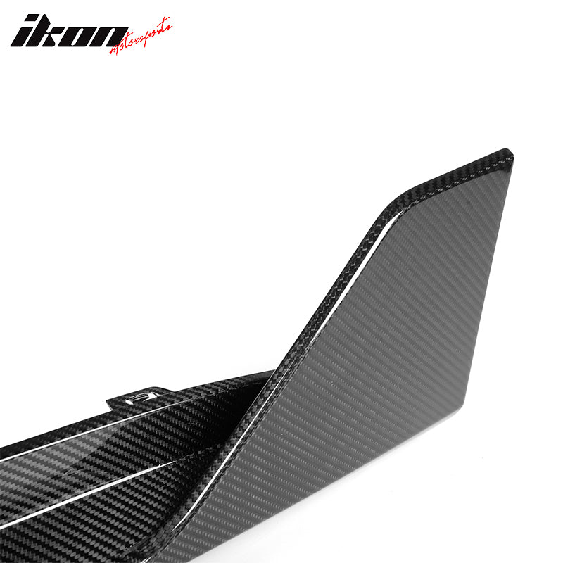 Clearance Sale Fits 21-23 BMW G80 M3 MP Rear Bumper Lip Aprons Dry Carbon Fiber