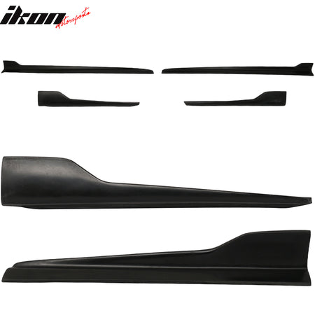 Fits Nissan 370Z 350Z Fairlady Maxima Side Skirts Rocker Panels 4PCS (PP)