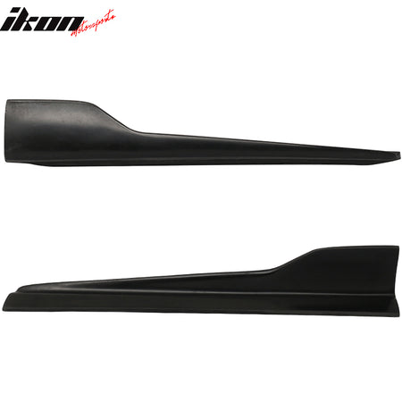 Universal Fit IKON Style 4PCS Side Skirts Extension Rocker Panels Added on PP