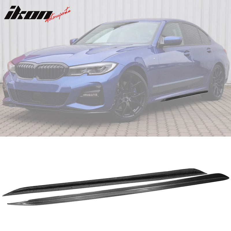 2019-2023 BMW G20 3 Series M-Performance Style Side Skirt Carbon Fiber