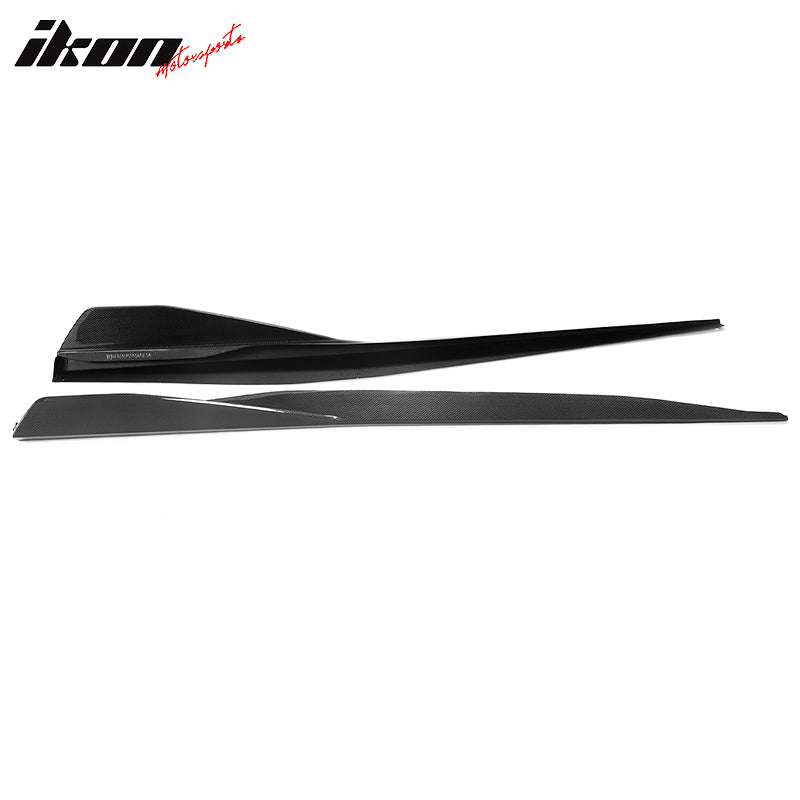 Fits 20-25 Chevy Corvette C8 Carbon Fiber 5VM Style Side Skirts