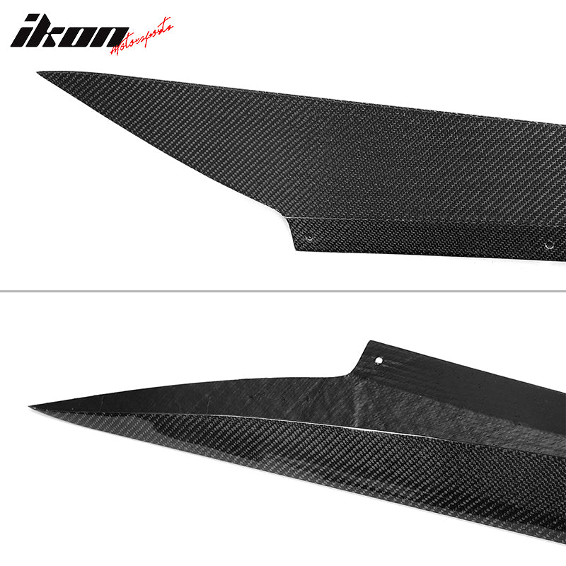 Fits 20-25 Chevrolet Corvette C8 Z51 Side Skirts Carbon Fiber CF