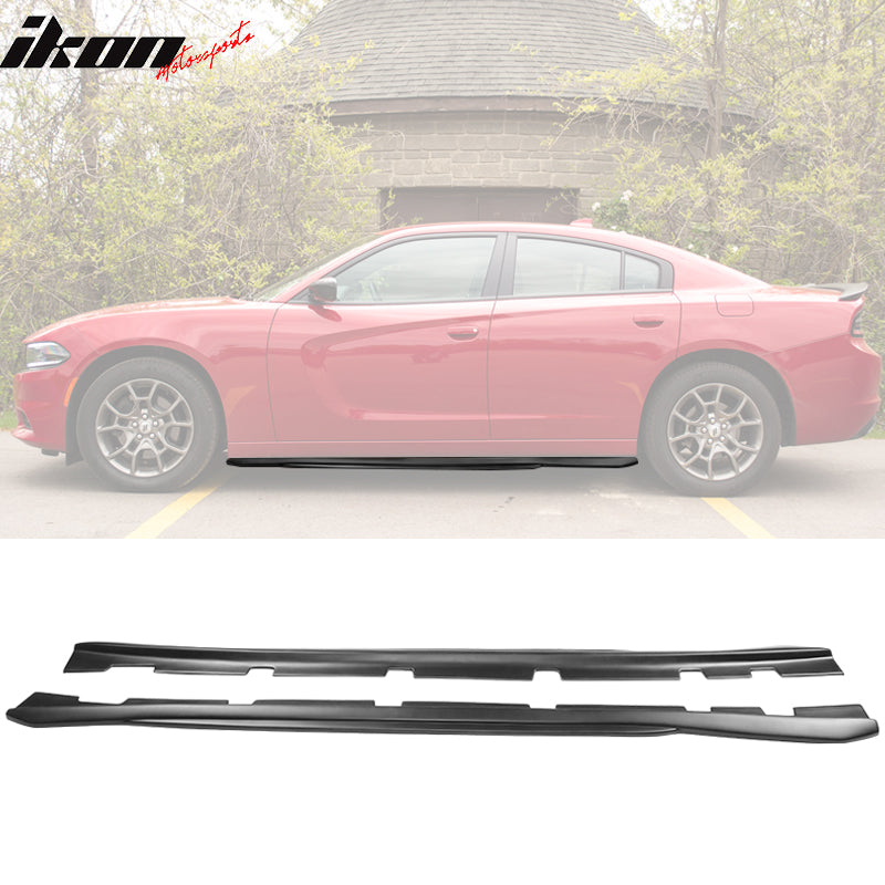 2011-2023 Dodge Charger 2PCS Side Skirts Extension Rocker Panels PP