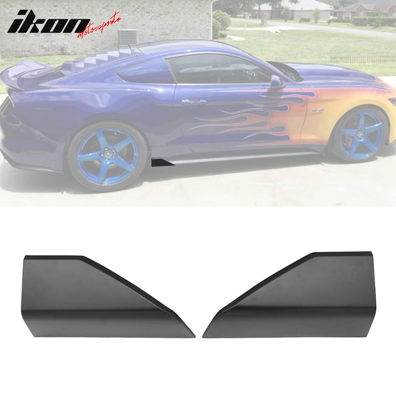 2015-2023 Ford Mustang Side Skirt Rear Winglet Splitters Apron 2PC