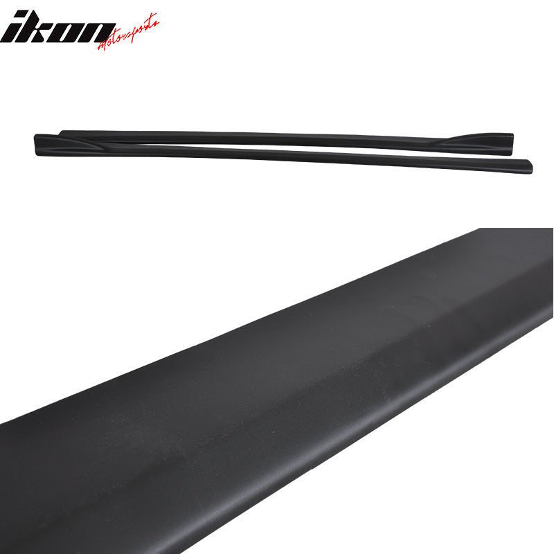 Fits 08-14 Subaru Impreza WRX STI CS Style Side Skirt Extensions Rocker Panel PU