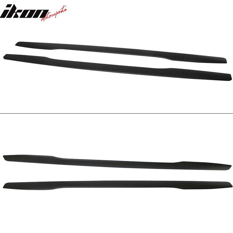 Fits 11-16 BMW F10 5 Series IKON Style 2PC Side Skirts Extension Rocker Panel PP