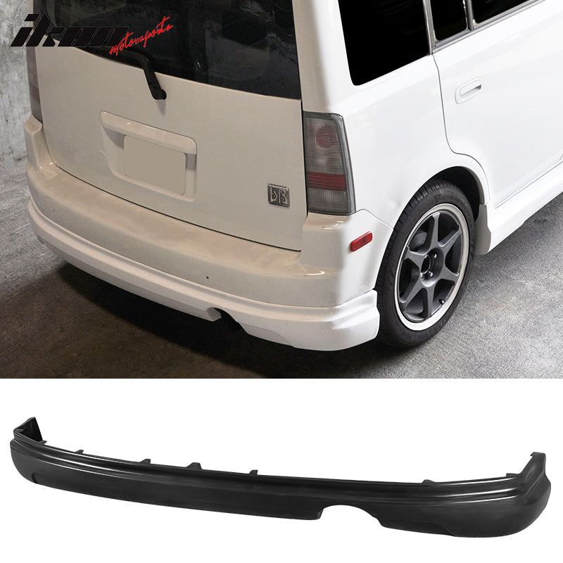 Fits 03-07 Scion xB Front+Rear Bumper Lip Spoiler +Side Skirts PU K-Style Wagon