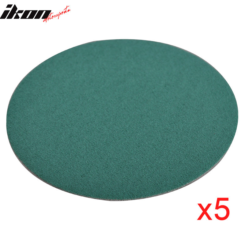 50PC 5" Wet Dry No Hole Sand Paper Disc 80 Grit Repair Sandpaper