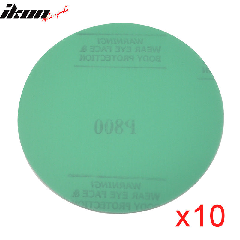 100PC Disc 800 Grit 5 PSA Green Sanding Paper Sheets Repair Sand