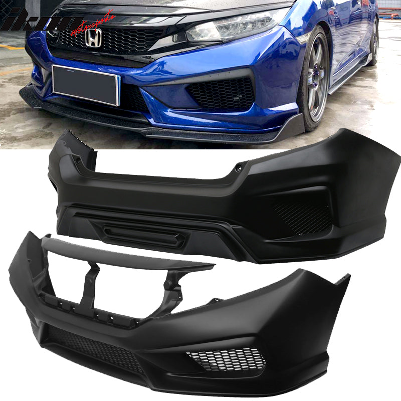 2016-2021 Honda Civic Gen X Concept Front & Rear Bumper Conversion PP