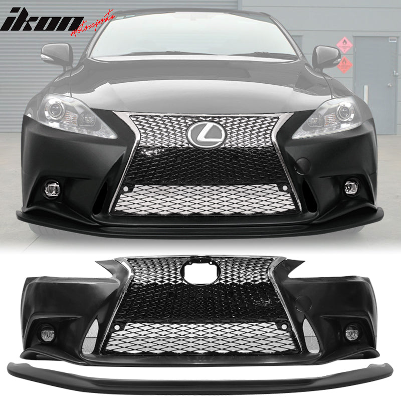 2006-2013 Lexus Is250 F-Sport Front Bumper 2IS to 3IS Conversion w/Lip