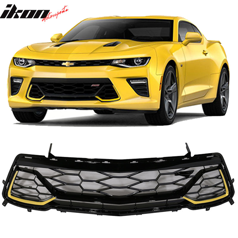 Fits 16-18 Chevy Camaro SS Only 50th Anniversary Front Lower Grille Painted