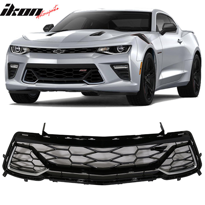 Fits 16-18 Chevy Camaro SS Only 50th Anniversary Front Lower Grille Painted