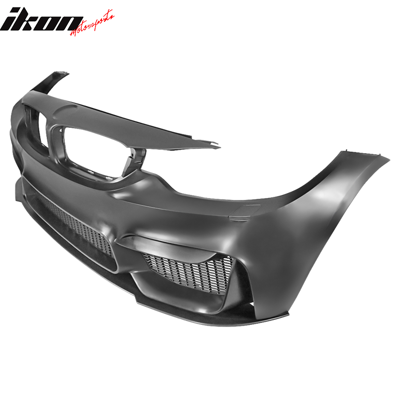 Fits 14-20 BMW F32 4 Series M4 Style Front Bumper Cover Replacement w/ Lip - PP