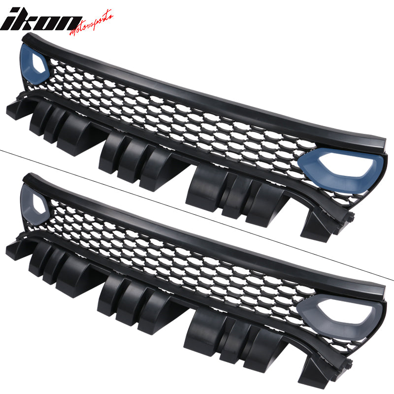 Painted! Fits 15-23 Dodge Charger SRT Scat Pack Style Front Grille w/ Air Duct