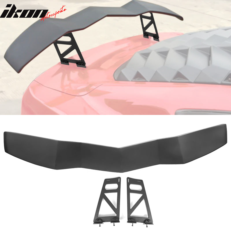 Universal V6 Roof Spoiler Splitter With Leg - ABS