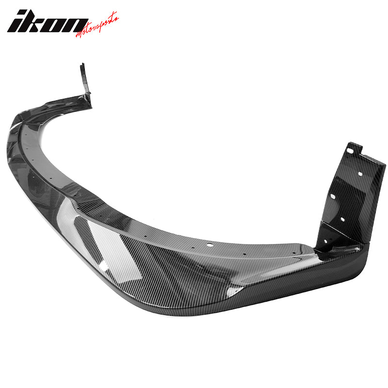 Fits 15-23 Charger Widebody Style Front Bumper Lip & Fender Flares 10PCS CFL ABS