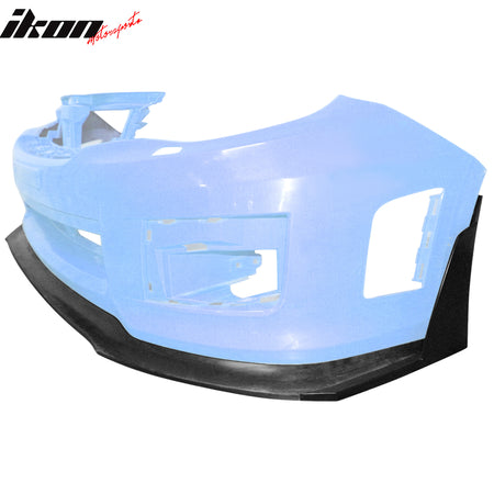 Fits 11-14 Subaru WRX STI Front Bumper Lip + Front Winglets IKON V6 Style PU