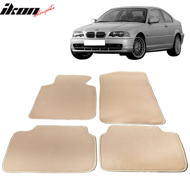 Factory Fitment Car Floor Mats Front Rear Nylon FOR: (BMW)