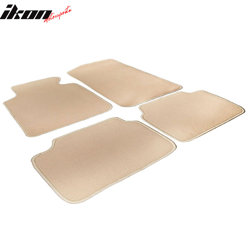 99-06 E46 M3 Floor Mats Carpet Front & Rear Beige 4PC - Nylon FOR: (BMW)