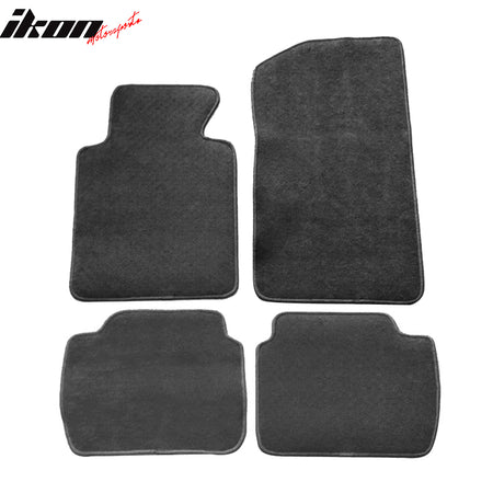 99-06 E46 M3 3-Series Floor Mats Carpet Front & Rear Gray 4PC - Nylon FOR: (BMW)