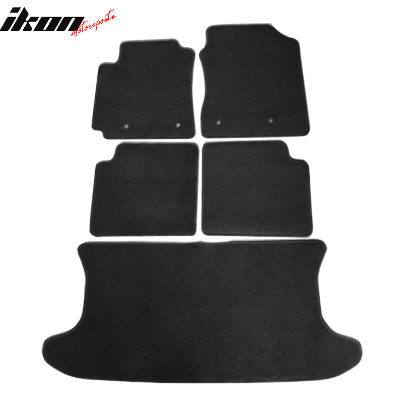 Fits 04-07 Scion xB 4Dr OE Factory Fitment Car Floor Mats Front&Rear Nylon Black