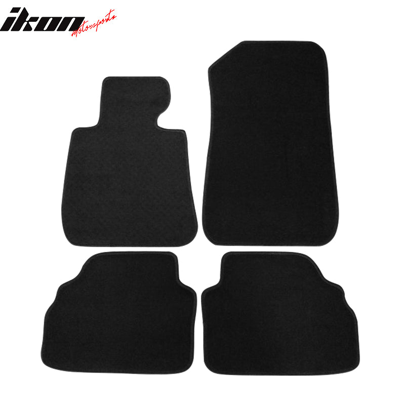 07-13 E92 3-Series 2Dr Floor Mats Front Rear Nylon FOR: (BMW)