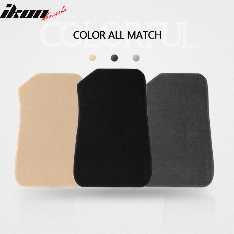 07-13 E92 3-Series 2Dr Floor Mats Front Rear Nylon FOR: (BMW)