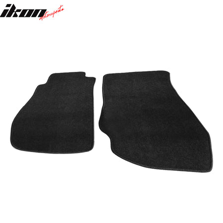 Fits 03-09 Nissan 350Z Floor Mats Liner Nylon Black Non-Slip Auto Carpets 2PC