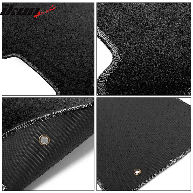 Fits 10-11 Toyota Prius Nylon Black Floor Mats Non-Slip Auto Carpet Liner 4PCS