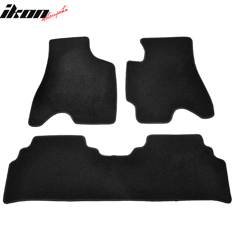 Floor Mats Compatible With 1999-2003 LEXUS RX300 RX330, Nylon Black Front Rear Carpet by IKON MOTORSPORTS, 2000 2001 2002