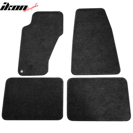 Fits 99-04 Jeep Grand Cherokee 4PCS Auto Car Floor Mat Carpet Front & Rear Nylon