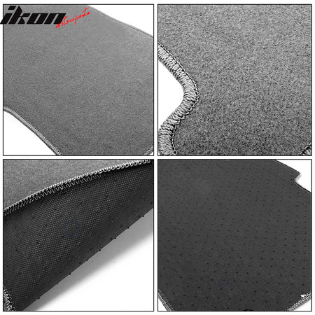 Fits 99-05 Volkswagen Gli Golf Jetta Mk4 Floor Mats Front Rear Gray 4PC - Nylon