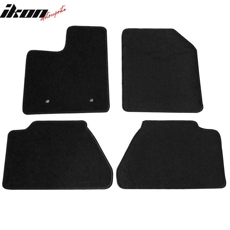 Fits 07-13 Ford Edge 4Dr OE Factory Fitment Car Floor Mats Front & Rear Nylon