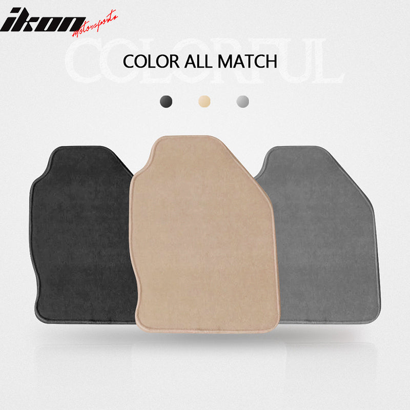 Fits 00-07 Ford Focus Floor Mats Carpet Front & Rear Beige 4PC - Nylon