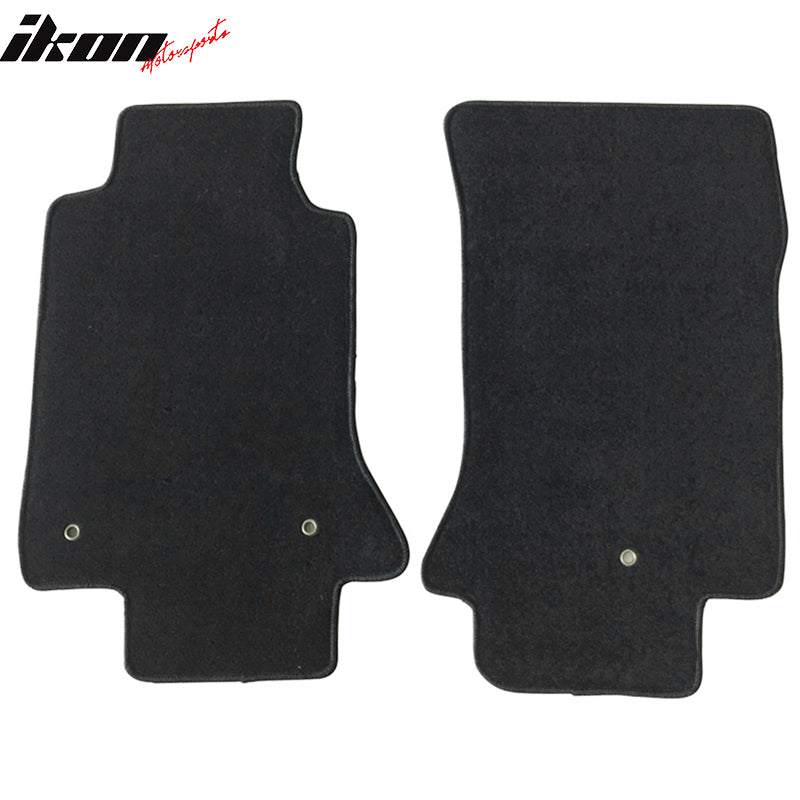 Fits 05-13 Corvette C6 2Dr OE Factory Fitment Car Floor Mats Front Nylon