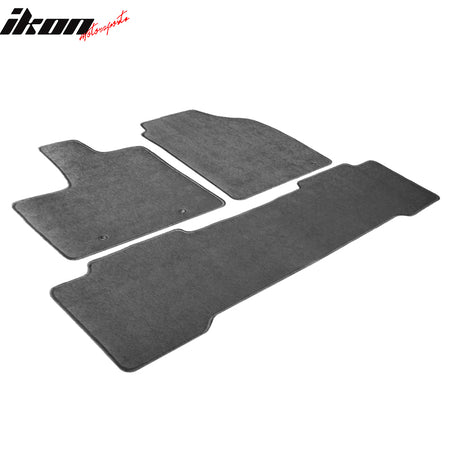 Fits 01-06 Acura MDX 3PCS Front Rear Left Right Floor Mats Carpets Nylon Gray