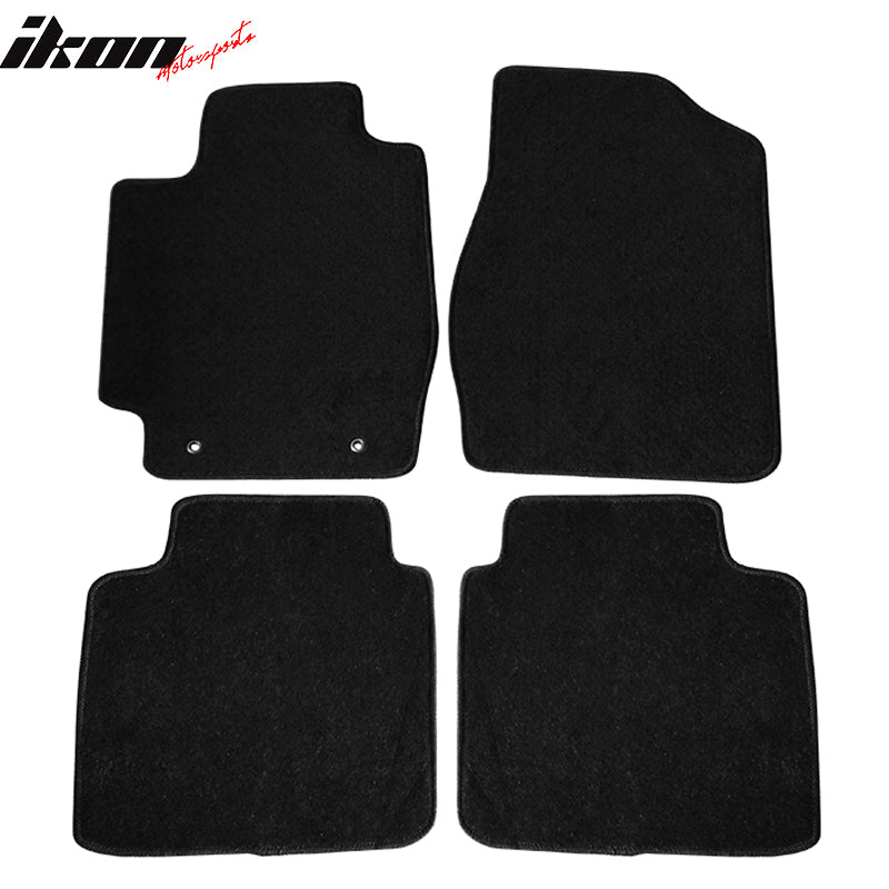 IKON MOTORSPORTS Floor Mats for 2002-2006 Toyota Camry 4Dr Factory Fitment Car Floor Mats Front & Rear Nylon