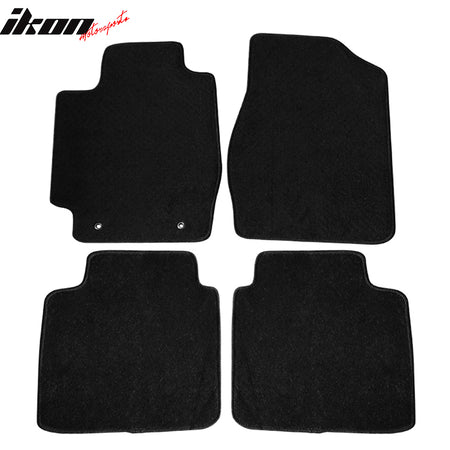 IKON MOTORSPORTS Floor Mats for 2002-2006 Toyota Camry 4Dr Factory Fitment Car Floor Mats Front & Rear Nylon