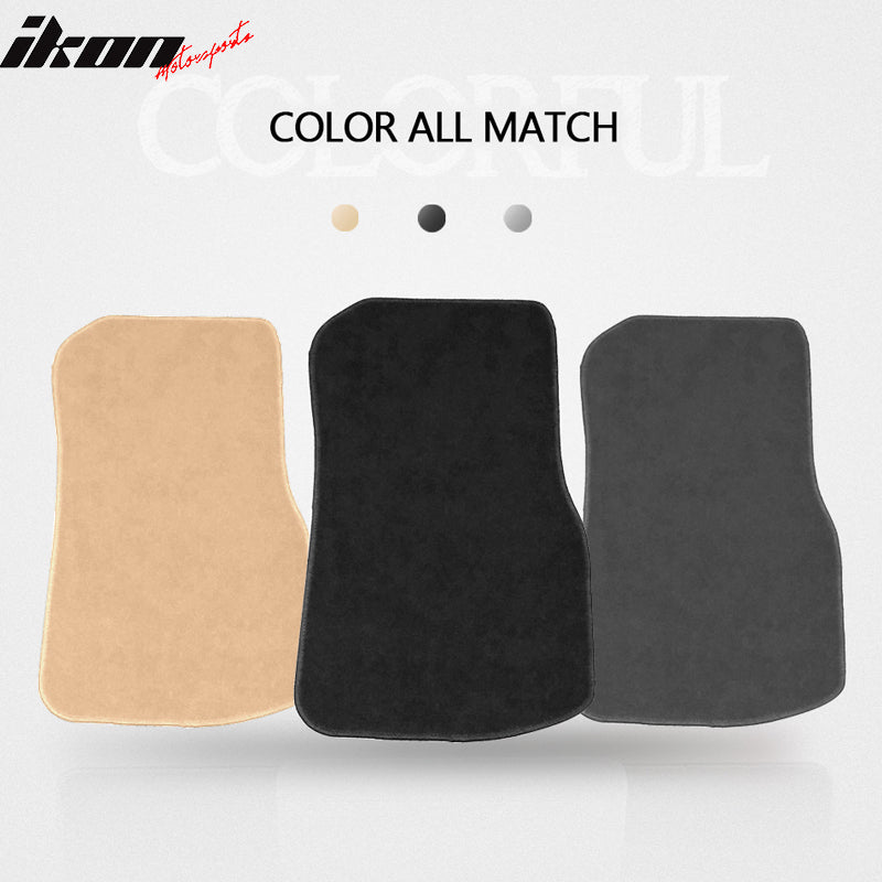 14-20 F32 4 Series Floor Mats Carpet Front & Rear Black 4PC - Nylon FOR: (BMW)