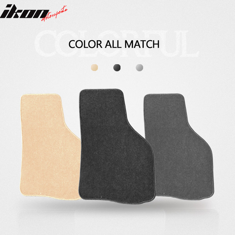 Fits 10-14 Volkswagen VW MKIV Golf & GTI 4PCS Front Rear Floor Mats Carpet Nylon