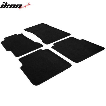 Fits 97-99 Acura CL Black Nylon Front Rear Floor Mats Carpets 4PC