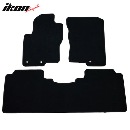 Fits 11-21 Nissan Frontier Crew Cab Car Floor Mats Liners Carpet Black Set Nylon