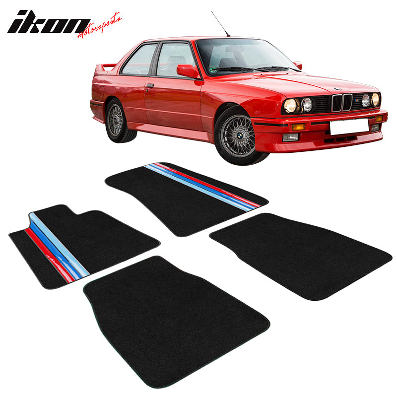 Factory Fitment Car Floor Mats Front Rear Nylon FOR: (BMW)