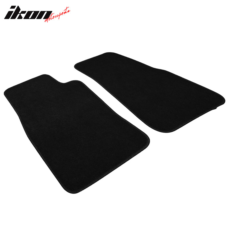 Fits 96-02 Ford Ranger Car Floor Mats Liner 2PC Set Front Carpet Black Nylon