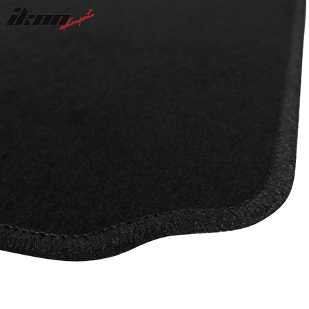 Fits 14-19 Toyota Corolla Sedan 4PCS Front Rear Floor Mats Carpets Nylon Black