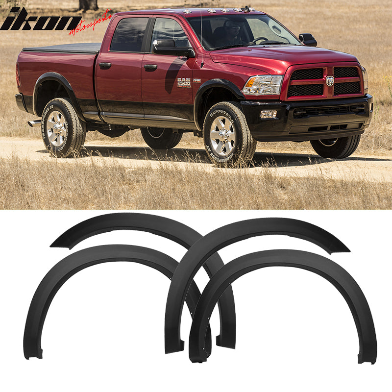 2010-2018 Dodge Ram 2500 3500 Unpainted PP Fender Flares 4PC